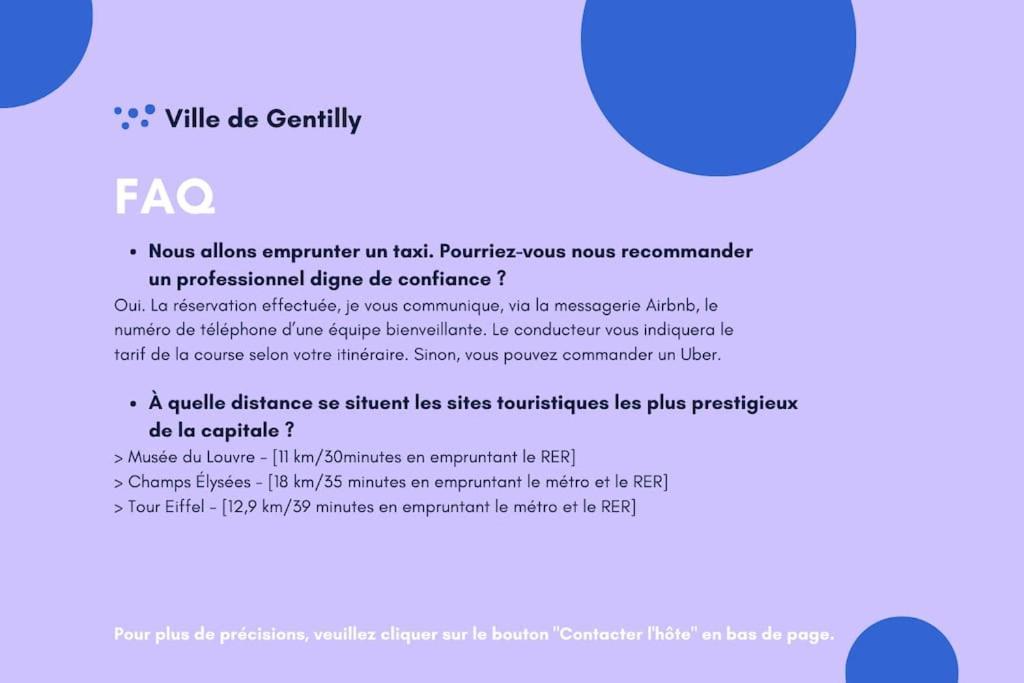 Paris Gentilly Appartement Tout Equipe - Rer B Exteriér fotografie
